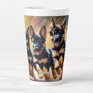 Tasse Latte Belles chiots bergers allemands