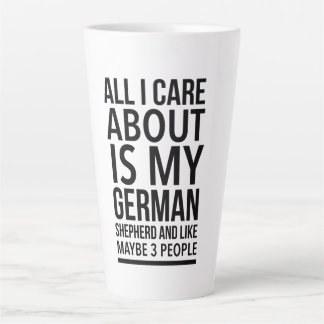 Tasse Latte Berger allemand drôle