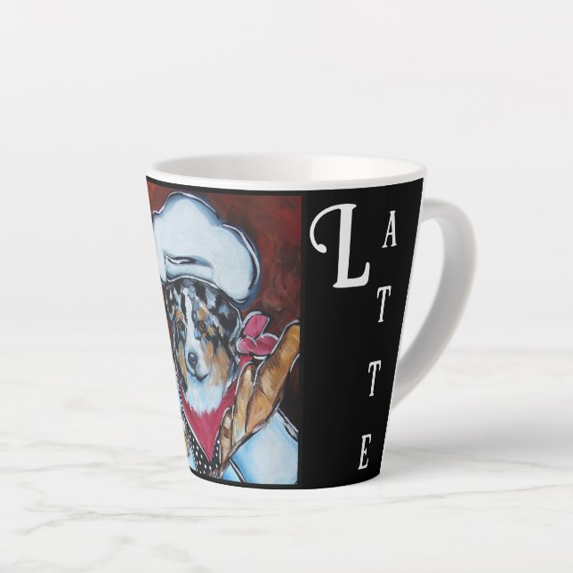 TASSE LATTE BERGER AUSTRALIEN  (Angle droit)