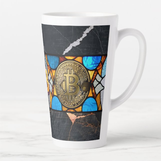 Tasse Latte Bitcoin (Droite)