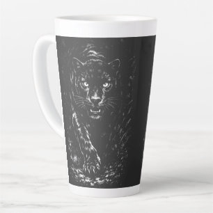 Tasse Latte Black Panther — par BurnsInHell