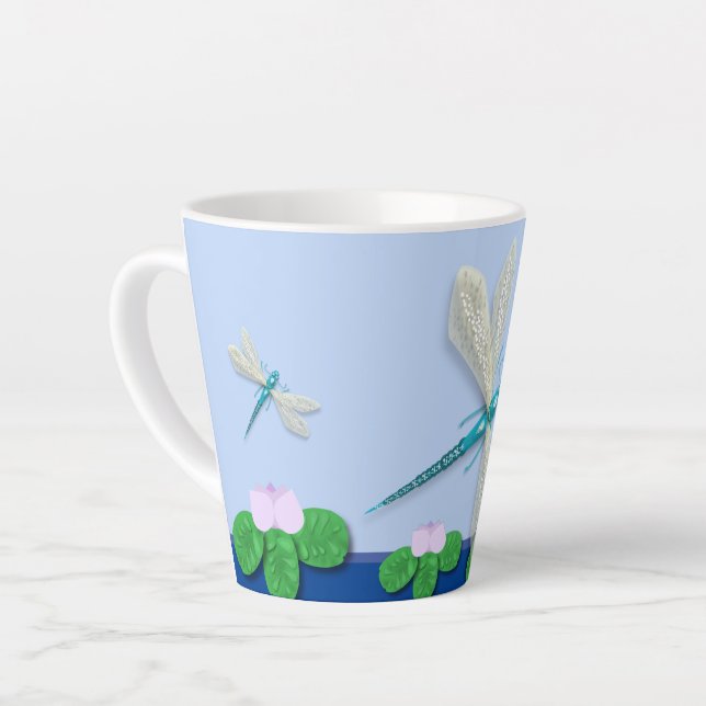Tasse Latte Bleu (Angle gauche)