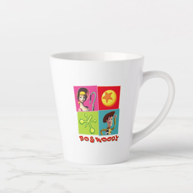 Tasse Latte Bo et Woody Disney (Droite)