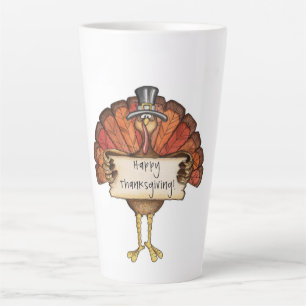 Tasse Latte Bon thanksgiving Turquie