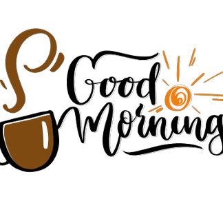 Tasse Latte Bonjour