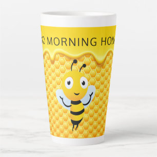 Tasse Latte Bonjour Chéri !Personnalisez