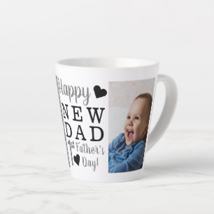 Tasse Latte Bonne 1ère Fête des pères Nouveau papa bébé 2 Phot