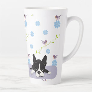 Tasse Latte Boston Terrier