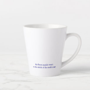 Tasse Latte Bouche de la station balnéaire de Sanditon