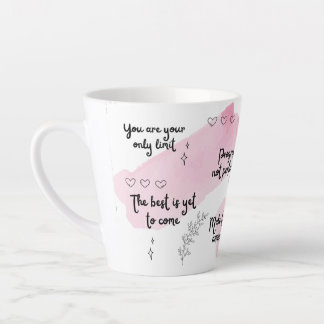 Tasse Latte Boue en latte rose