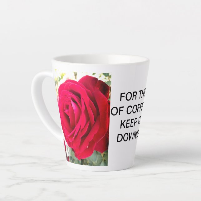 TASSE LATTE BOUGIE DE CAFÉ (Angle gauche)
