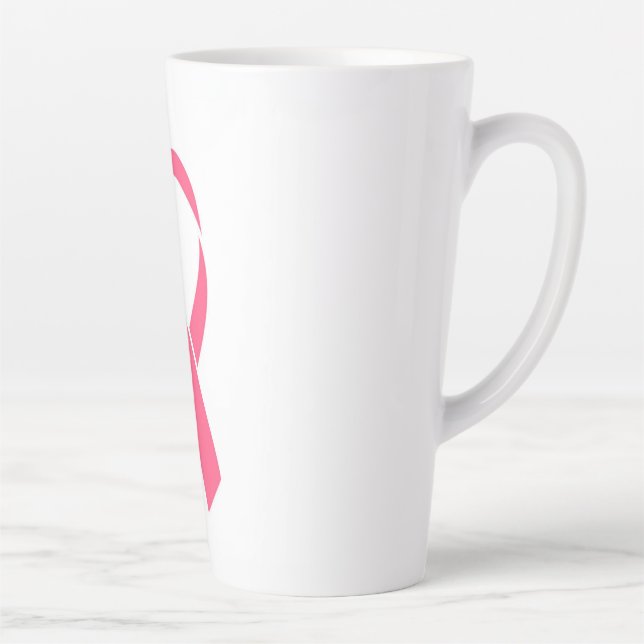 Tasse Latte Bouteille de café du cancer du sein (Droite)