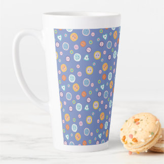 Tasse Latte Boutons de coupe