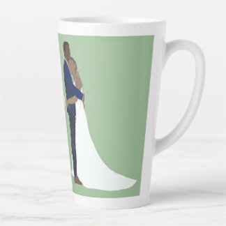 Tasse Latte Bridal Couple, skin tones Variation 4