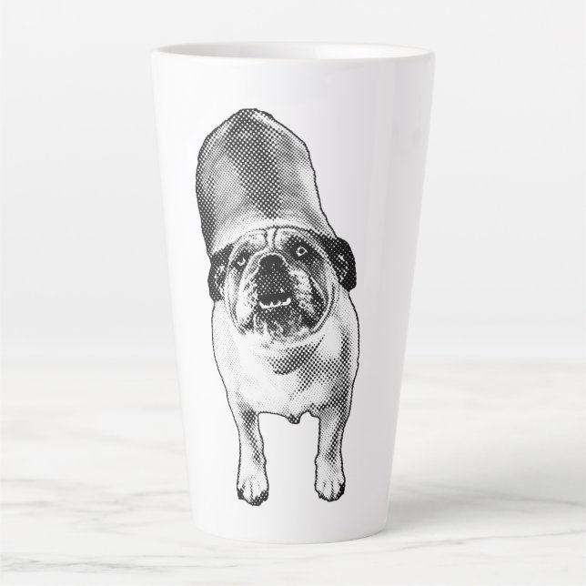 Tasse Latte Bulldog Starlight Gaze (Devant)