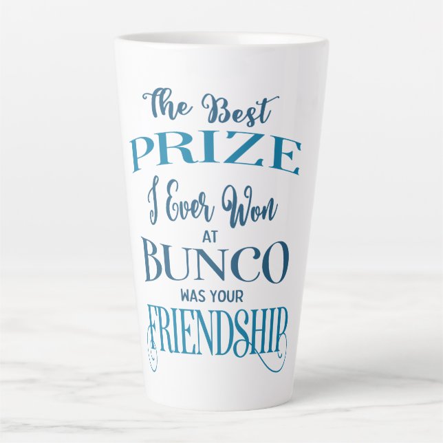 Tasse Latte Bunco Player Friend (Devant)