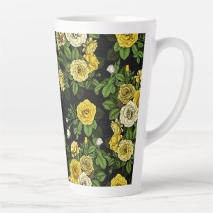 Tasse Latte Caché en rose, jaune et vert