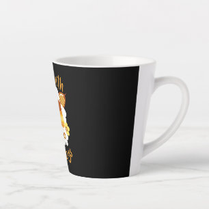 Tasse Latte Cadeau apiculteur   L'apiculteur sera avec mes mie