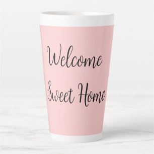 Tasse Latte Cadeau de bienvenue pour agent immobilier ajoutez