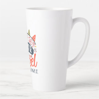 Tasse Latte Cadeau de Noël | N'Obtenez Pas Votre Tinsel Dans U