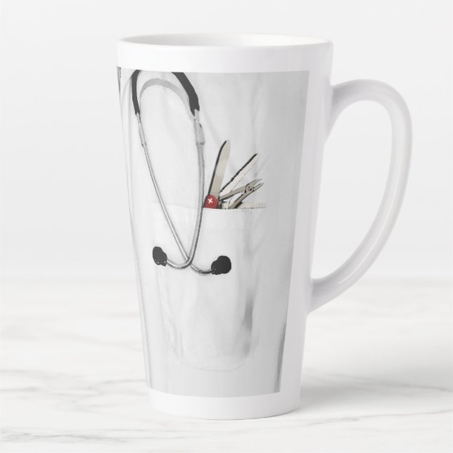 Tasse Latte Cadeau de nouveauté personnalisé (Droite)