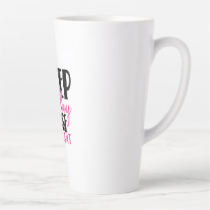 Tasse Latte Cadeau d'infirmière dort toute la journée, infirmi