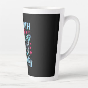 Tasse Latte Cadeau Papillon Je Suis Avec Le Papillon