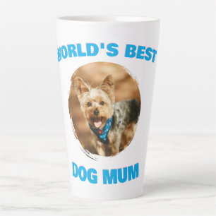 Tasse Latte Cadeau personnalisé minimal meilleur chien chat ma