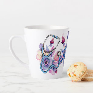 Tasse Latte Cadeau personnel infirmier praticien