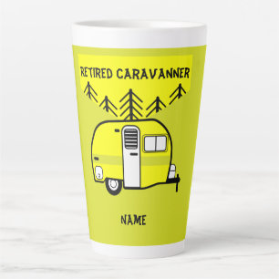 Tasse Latte Cadeaux de Caravane Retraité Art  Amour Ma Caravan