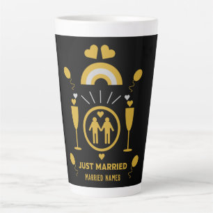 Tasse Latte Cadeaux de mariage gay