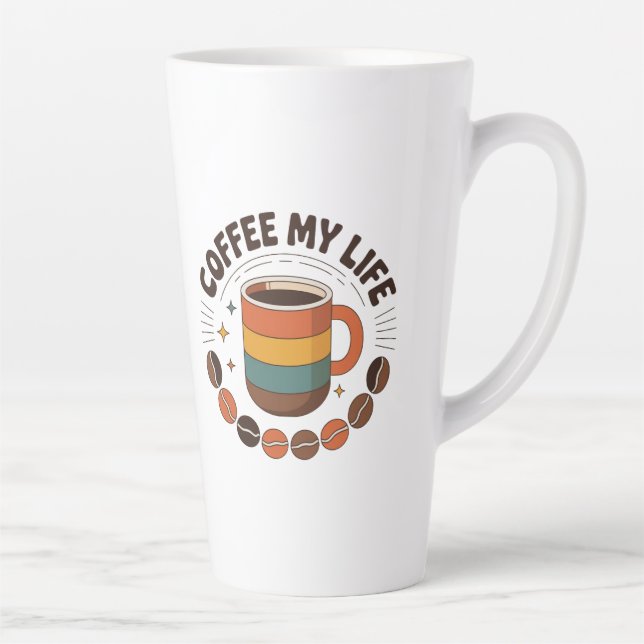 Tasse Latte Café  (Droite)