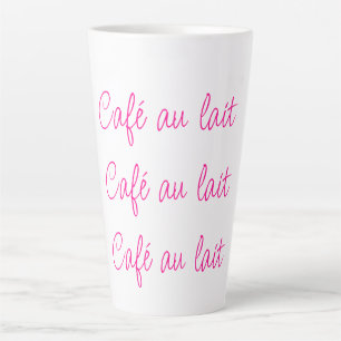 Tasse Latte Café au lait   Style simple