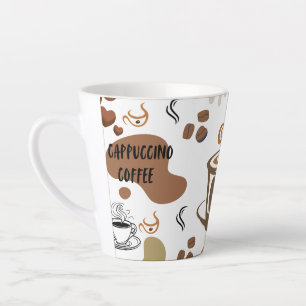 Tasse Latte café cappuccino