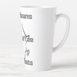 Tasse Latte Café noir