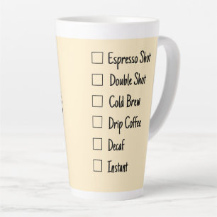 Tasse Latte Café Spécial 