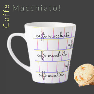 Tasse Latte Caffè macchiato sur Rainbow Grid