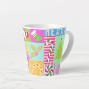Tasse Latte Calendrier de Noël