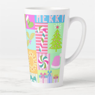 Tasse Latte Calendrier de Noël