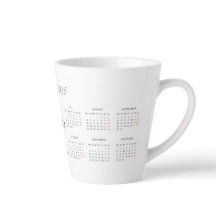 Calendrier personnalisé Charming Red Reindeer 2025