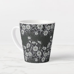 Tasse Latte Camomilles florissantes - Design floral moderne 4