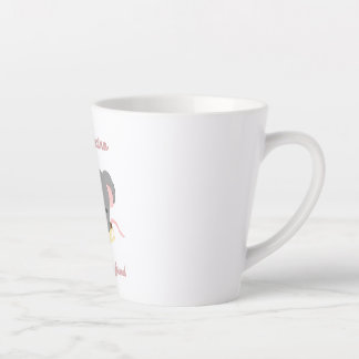 Tasse Latte Cappuccino de cacao de souris