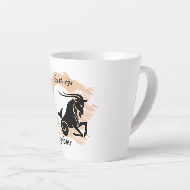 Tasse Latte Capricorne (Angle droit)