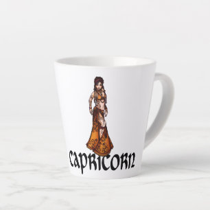 Tasse Latte Capricorne Danseuse du ventre Zodiac déesse