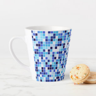 Tasse Latte Carrelage de la piscine, Carrelage en mosaïque ble