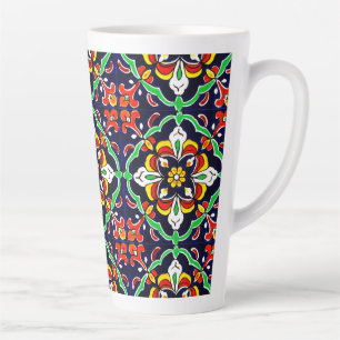 Tasse Latte Carrelage Talavera mexicain en terre cuite Design 