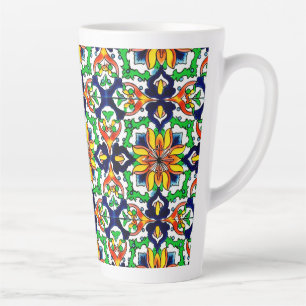 Tasse Latte Carrelage Talavera Mexicaine No 6