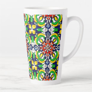 Tasse Latte Carrelage Talavera Mexicaine No 7