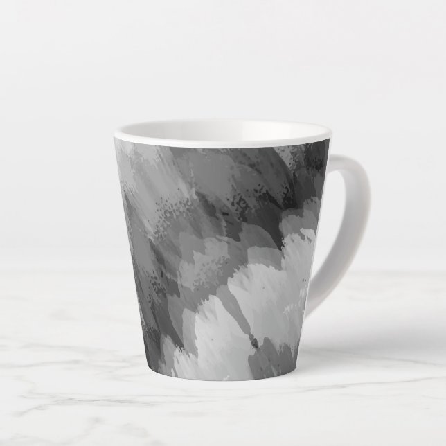 Tasse Latte Cascade de l'aquarelle, nature 3 (Angle droit)