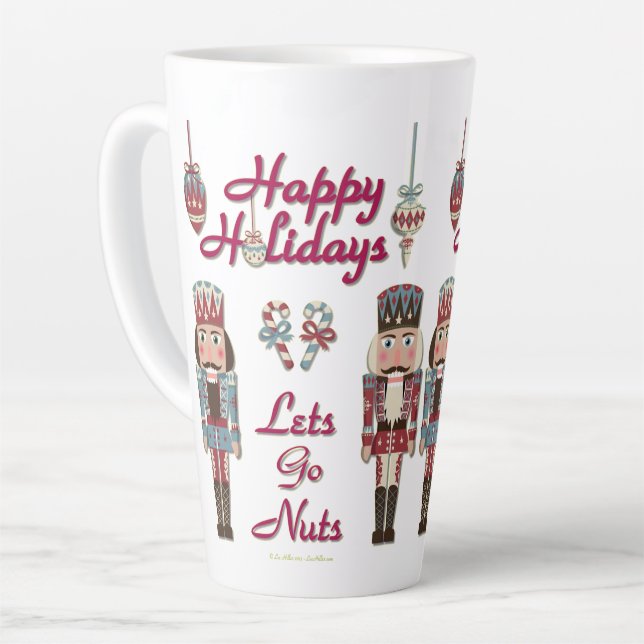 Tasse Latte Casse-Noix De Vacances Laissons Aller Nuages Latte (Angle gauche)